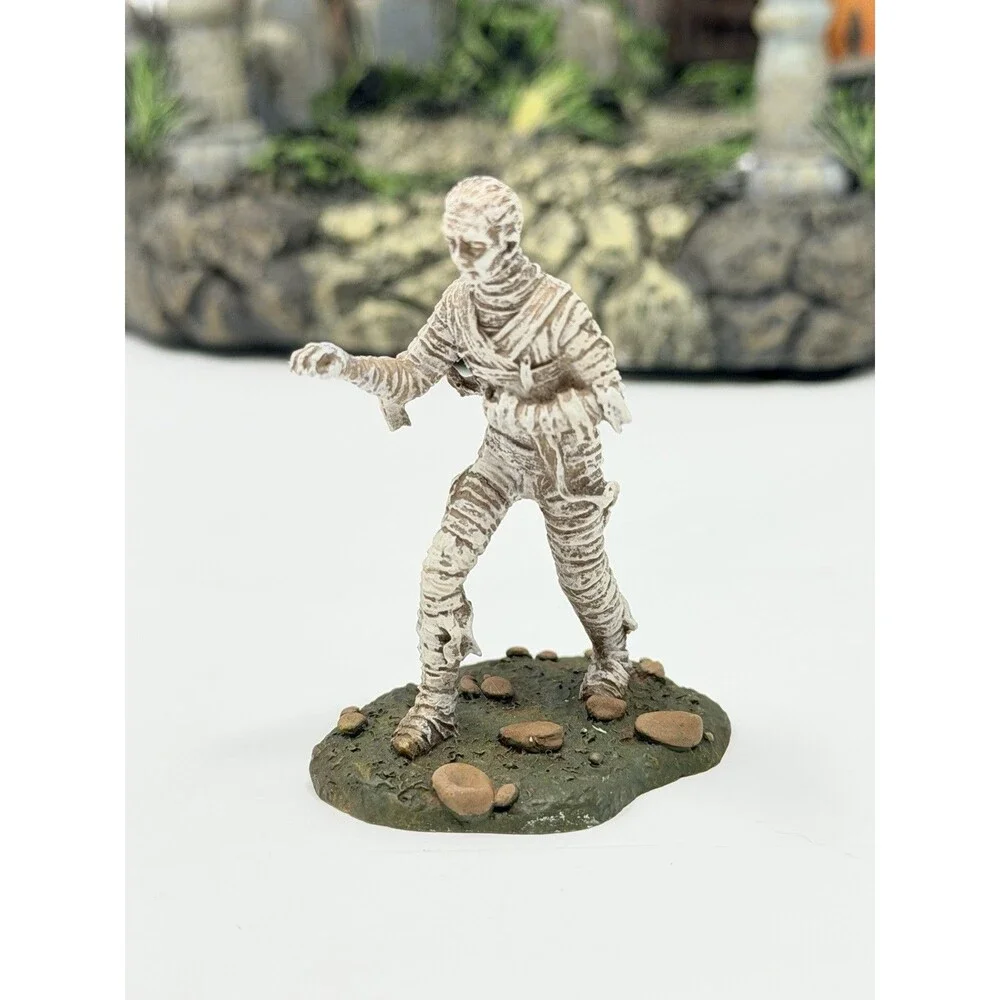 Hawthorne Village Universal Monsters The Mummy's Tomb Retired Halloween Box COA